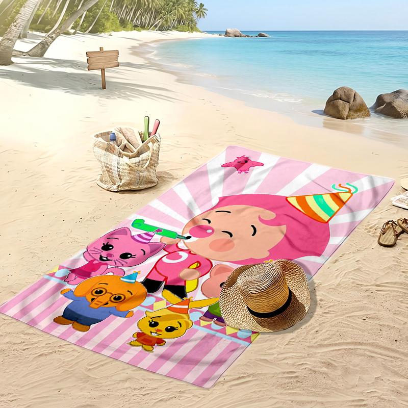 El Payaso Plim Plim Beach Towel, Soft Absorbent Quick‑Dry Towel for Beach Pool Swimming Travel Home