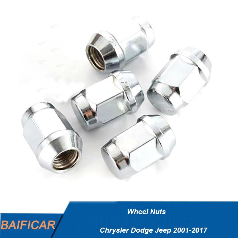 Baificar Brand New 5PCS Wheel Nuts 6502738 For Chrysler Dodge Jeep 2001-2017