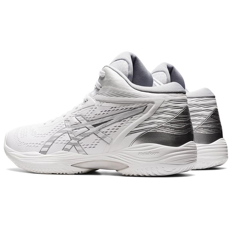 Asics Gelhoop V14 White Silver Unisex Sneakers 1063A050-100