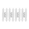 Decorative Antique Iron HShaped Hinges 4 Pack for Cabinets and Dressers