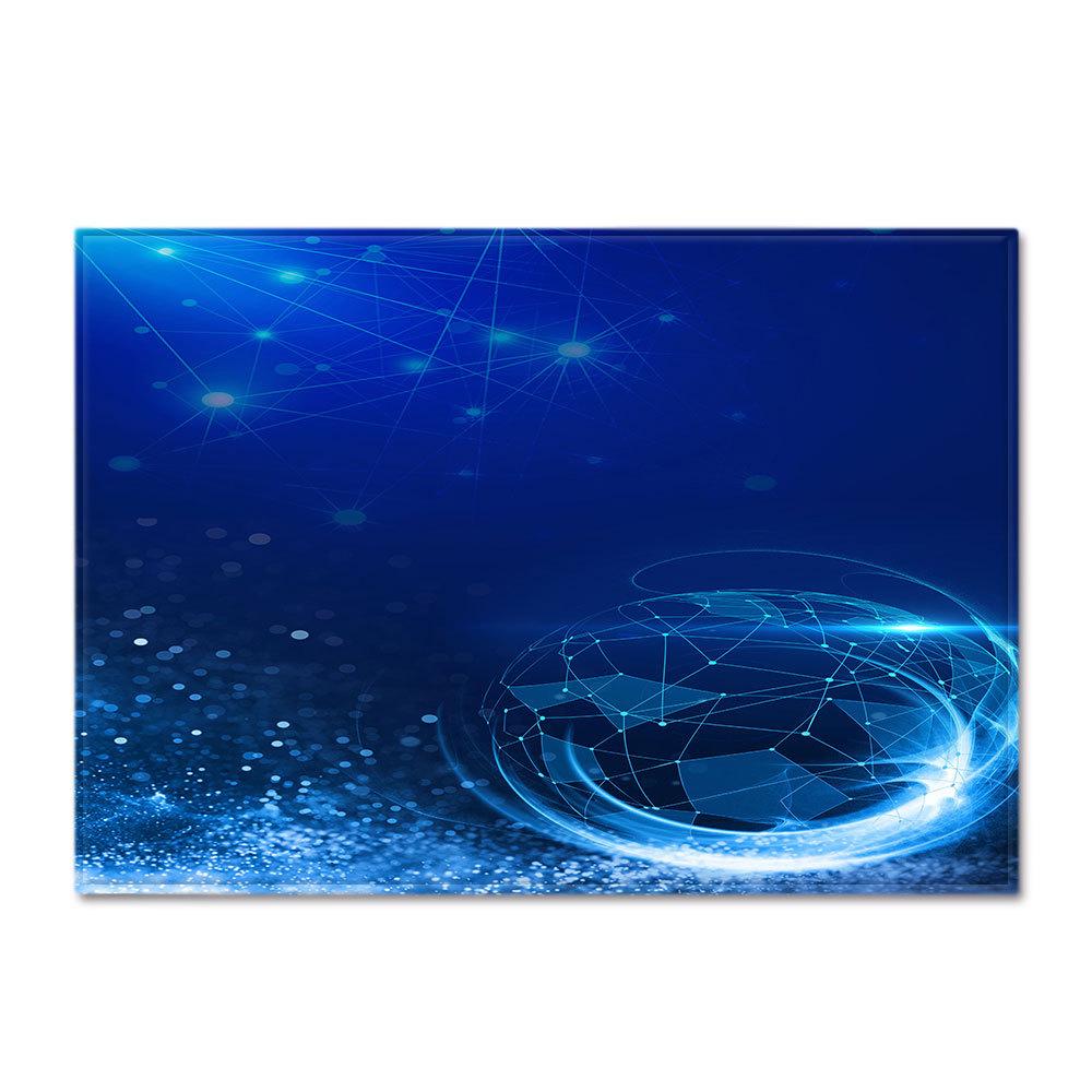 Line Printing Three-Dimensional Carpet Living Room Runway Green Floor Mat