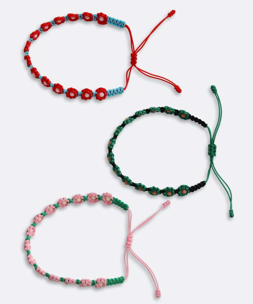 Bonbeau Flower Garden Color Knot Bracelet Flower Garden Handmade Color Knot Bracelet