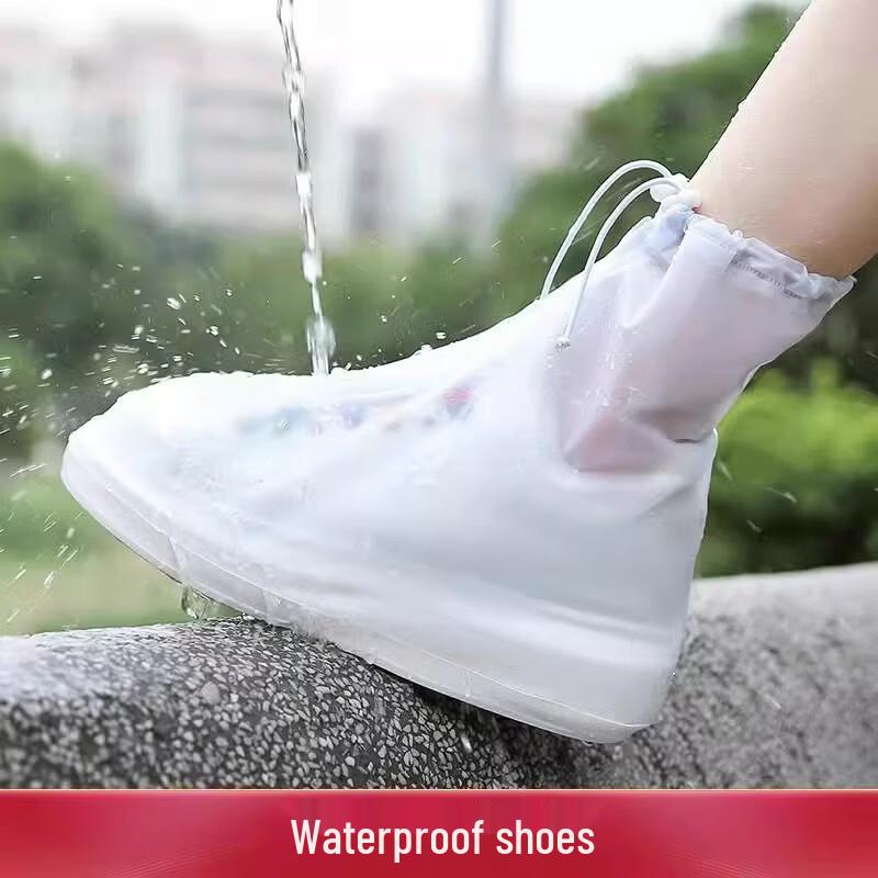 Handun Waterproof Transparent Rain Shoe Covers
