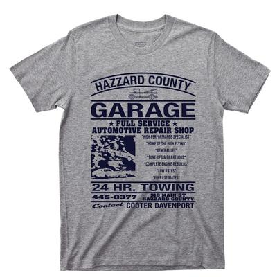 Dukes Of Hazzard County Garage Tee Shirt Bo Luke Daisy Duke TV Show DVD Blu Ray Unisex T-Shirt