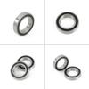 Bike Bearings Black+Silver High Quality Steel 2 Pcs