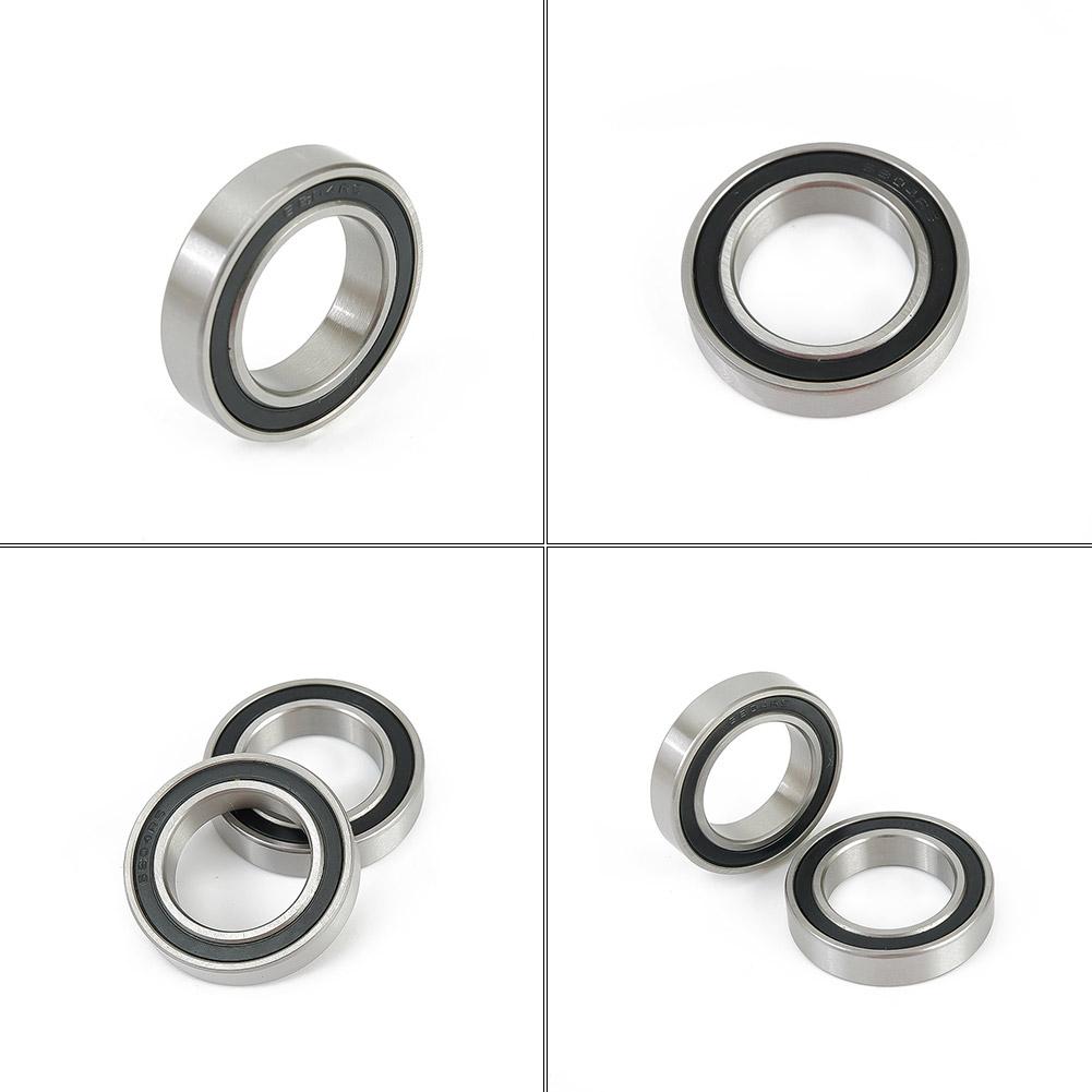 Bike Bearings Black+Silver High Quality Steel 2 Pcs