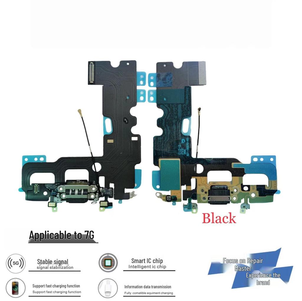 Compatible Charging Flex Cable with Microphone for Apple iPhone 5/5s/6/6s/6 Plus/7/7 Plus/8 Plus/X