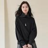 Sancai Winter Cotton Stand-Collar Pullover Sweatshirt