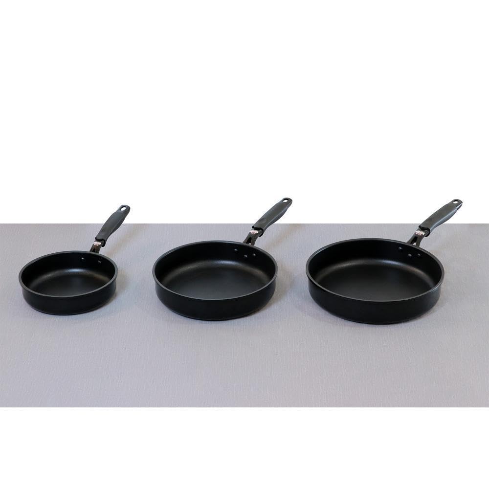 LIV PLUS Frying Pan 28cm IH and Gas Stove Compatible Black ND-3623 - The Cooking Surface Is Too Wide