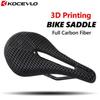 Ultra-light 3D Printed Seat Cushion Road Bike Mountain Bike Seat Cycling Racing Car Saddle Short Nose Hollow