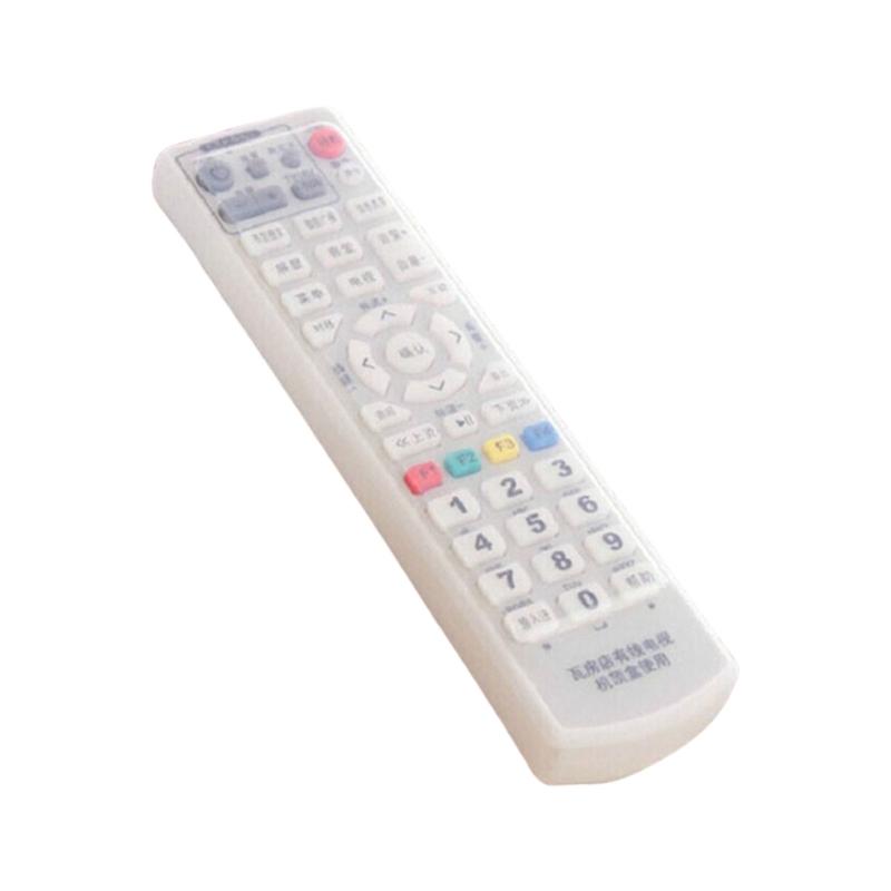 Transparents Silicones Dustproof Remote Control Cover for Home TV and Air Conditioner Protections Against Water and Statics