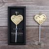New Birthday Cake Decoration Candle Gilded Love Love Chinese Valentine's Party Festival Proposal Large Gift Box