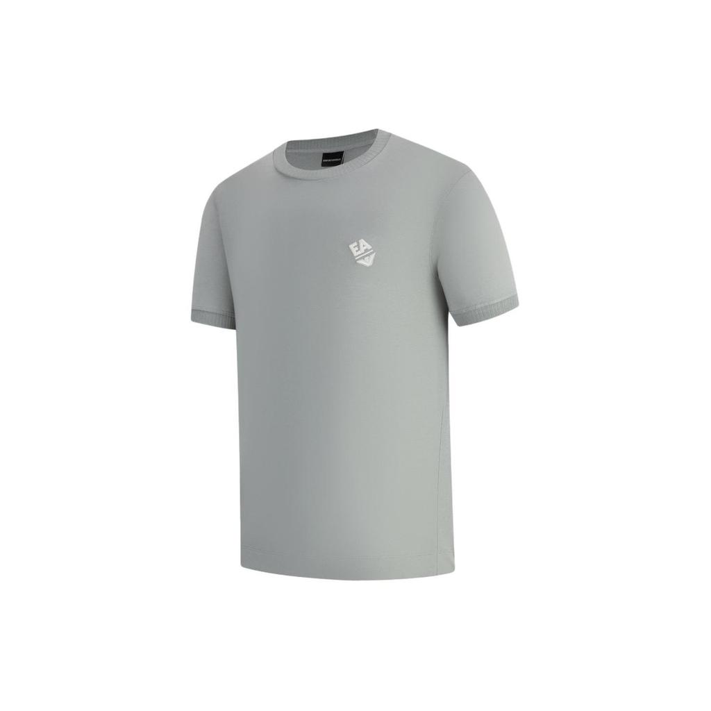 EMPORIO ARMANI EA SS24 T Shirt Men's Gray Green 3D1TN3-1JOCZ-0664