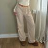 Clearance: Everyday Casual Drawstring Straight-Leg Pants
