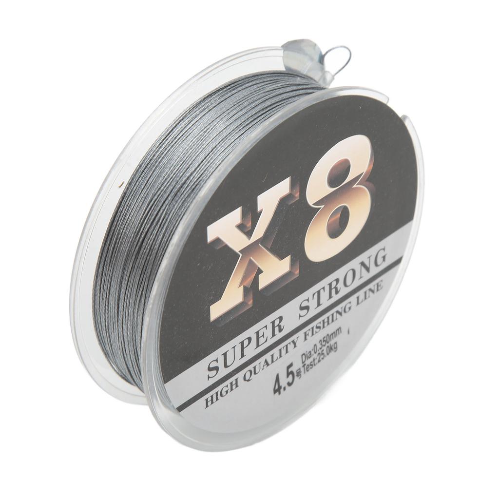 100m Fishing Line Abrasion Resistant Braided Fishing Wire Strong Pulling Force Line for Pond Reservoir Size 4.5 (0.35mm