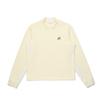 MALBON GOLF Women'S Semi-Over Mock Neck T-Shirt Yellow (Woman)