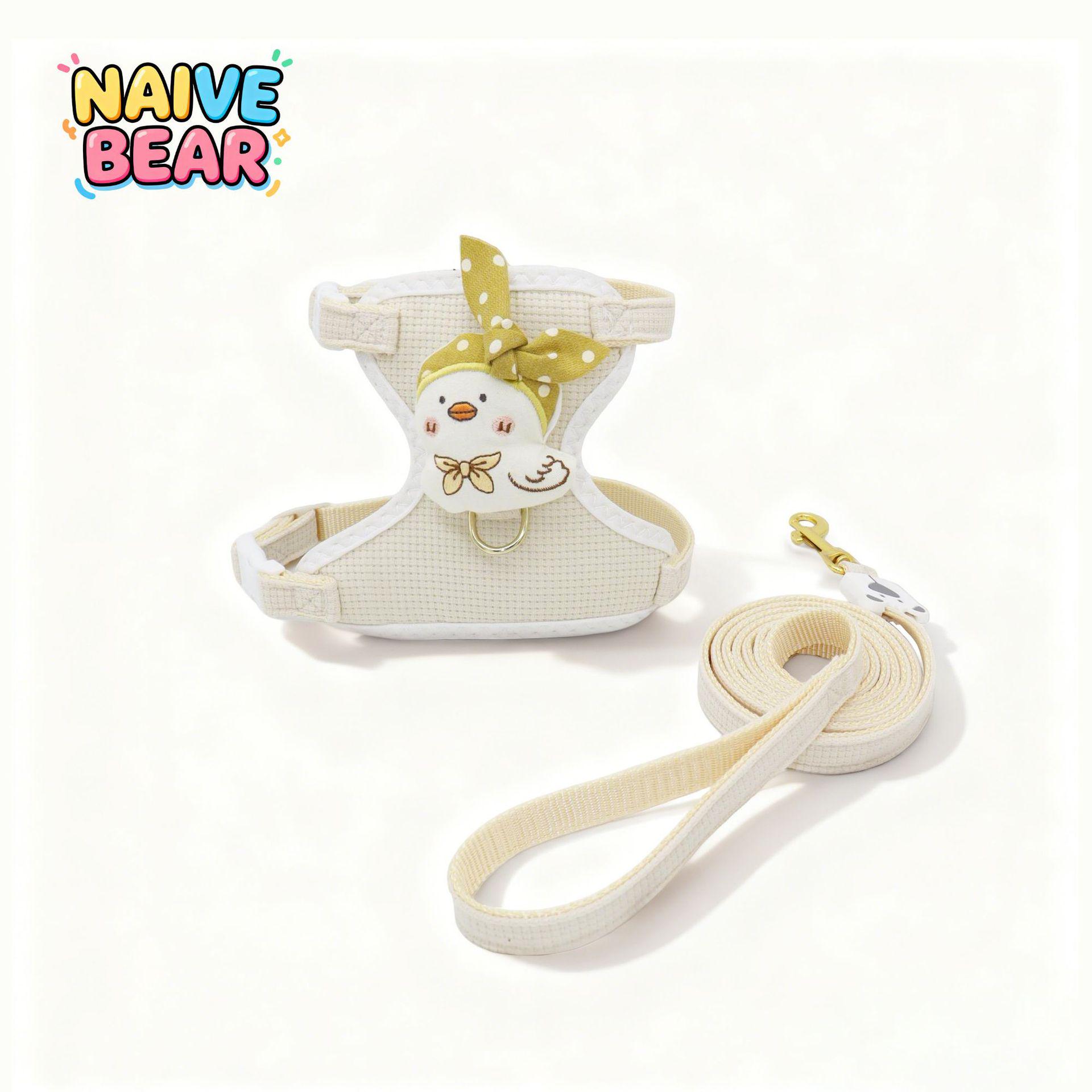 

Поводок и шлейка для маленьких собак, кошек, тедди и бишона S: 3-6 lbs