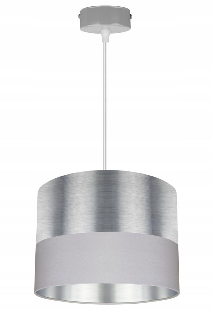 CEILING HANGING LAMP CHROME LAMPSHADE LED