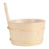 Bathroom Natural Wooden Bucket Ladle Set for Sauna SPA Bath Accessories