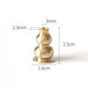 F New 1PC Portable Incense Burner Multi Purpose Water Drop Shape Brass Incense Holder Home Office Teahouse Zen Buddhist Supplies 7