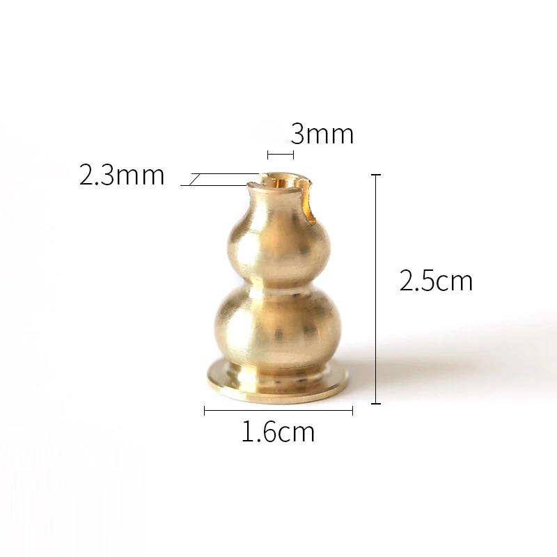 F New 1PC Portable Incense Burner Multi Purpose Water Drop Shape Brass Incense Holder Home Office Teahouse Zen Buddhist Supplies 7