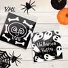 Small Plastic Bags for Treats 100 Pcs Halloween Treat Bags, Self Adhesive Seal Clear Candy Dessert Cute Cartoon Pouches Cookie Trick or Party