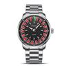 Orologio da uomo Nuovo Design Roulette Europea Gioco di Carte Moda Movimento al Quarzo Orologio da Polso in Acciaio Inossidabile