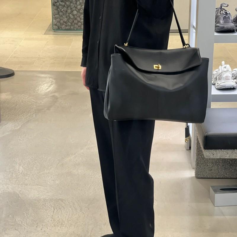 Hochwertige Ledertasche mit Magnetverschluss, großes Fassungsvermögen, Umhängetasche für Pendler, Vintage-Stil