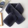 Faux Wool Scarf for Keeping Warm and Providing Comfort. Fresh and Light Design with Geometric Lines. Long Style. Fashionable and Versatile.