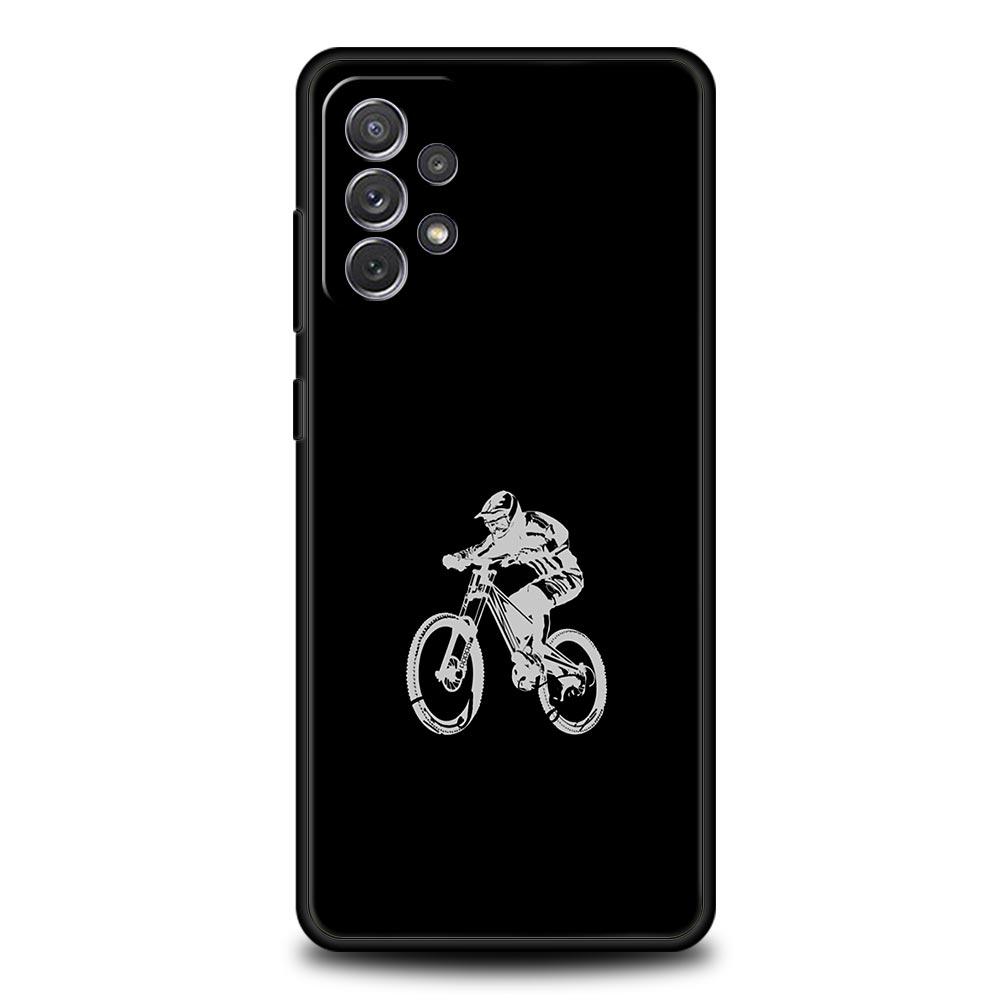 Mountain Bikes Cycling Phone Case For Samsung Galaxy A13 A51 A71 A41 A31 A21S A11 A03S A12 A32 A52 A22 A23 A33 A53 A73 5G Cover