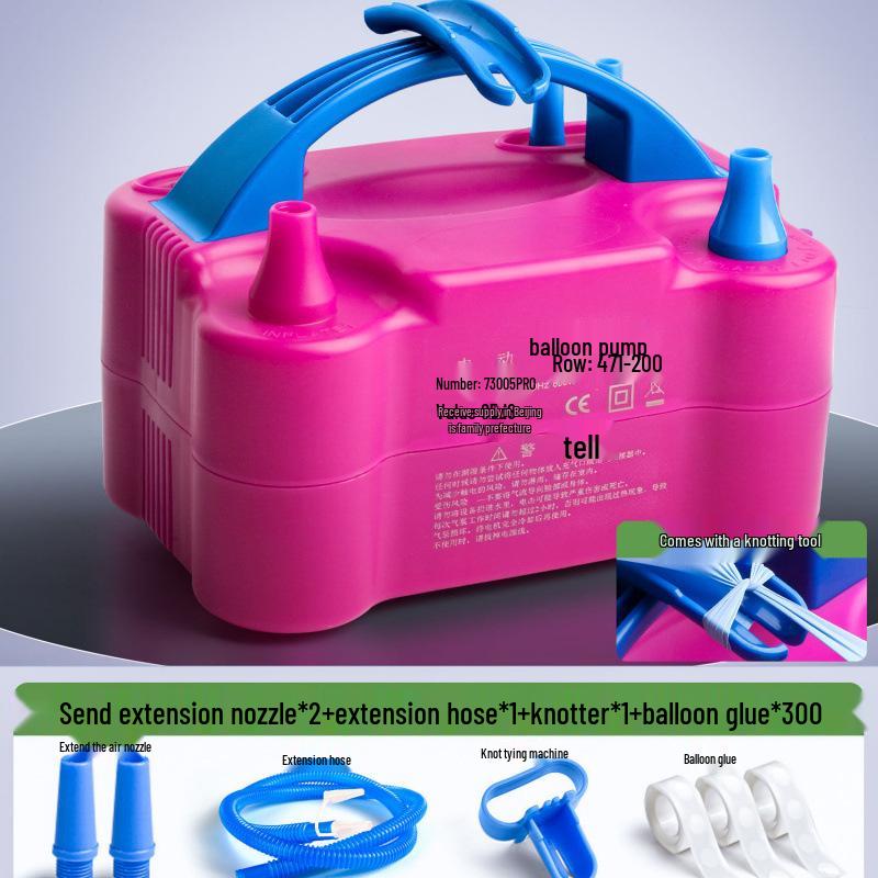 Automatic Electric Balloon Inflator Pump - Dual Mode: Manual & Electronic - Free Shipping