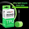 Cameră de bicicletă ultralight 30G Material TPU 700C 18 32 Anvelopă bicicletă rutieră Lungime 45mm 65mm 85mm Valve Franceză
