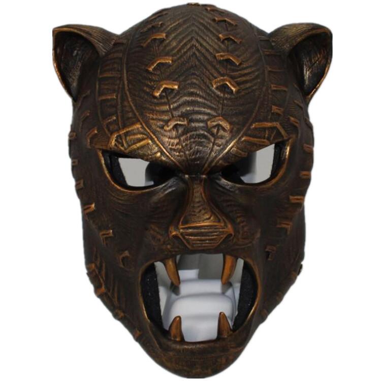 High-quality Resin Black Panther Mask For Halloween Costume Parties And Roleplay Events