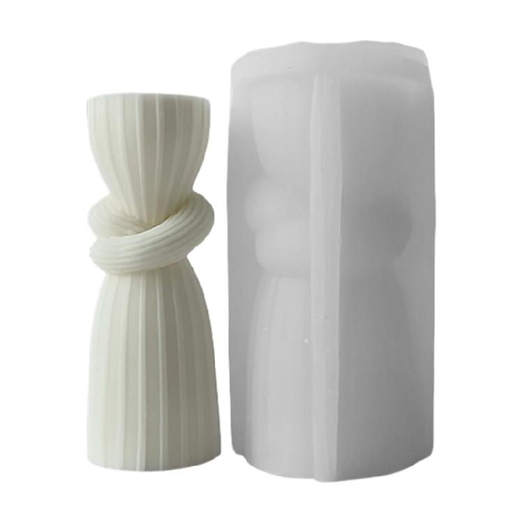 3D Cylinder Candle Mold Reusable Silicone Mold for Home Decorations Practical Aromatherapys Mould Jewelry Supplies