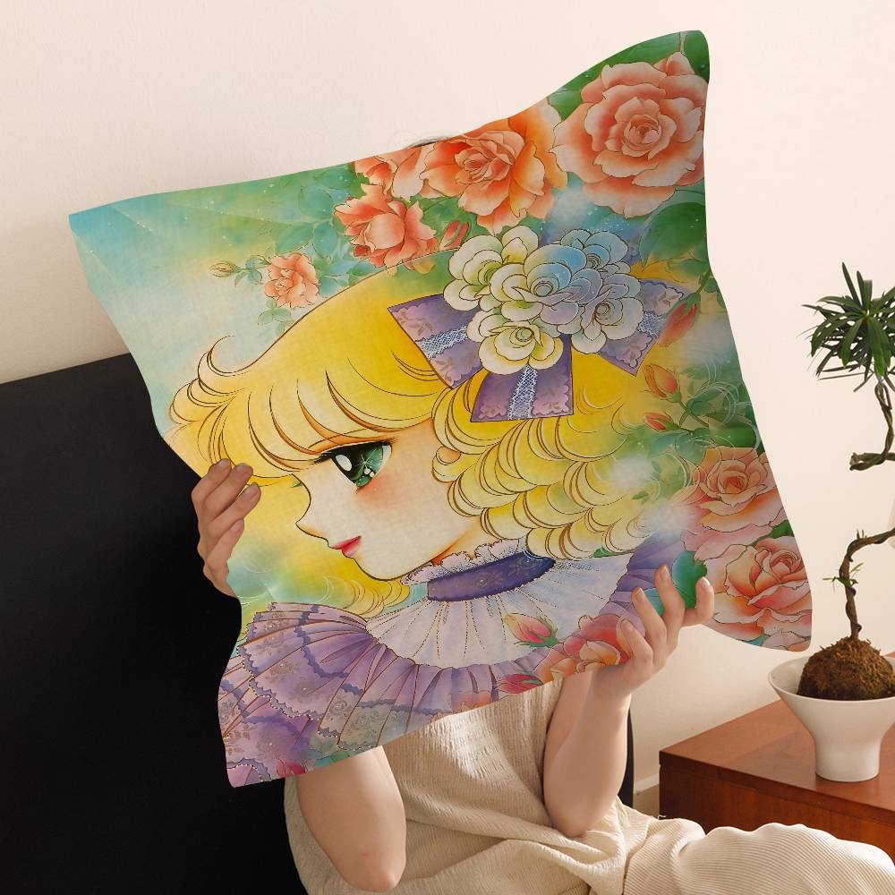 Cartoon Anime womens Candy Sweet pillow cover sofa cushion cover home room decoration children gift