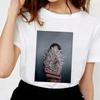 Abstrakt Schöne Blume Streetwear Mode Mädchen T-Shirts Harajuku Kleidung Kurzarm Sommer T-Shirt Lässige Damen O-Ausschnitt Oberteile