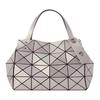 ISSEY MIYAKE PVC Handbag Large Women's Silver BB33-AG611-12