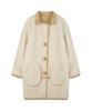 Sunday Fruit Market Market Faux Shearling Jacket Beige
