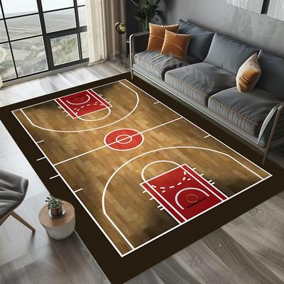 Basketball Court Carpet Sport Field Area Rug Soft Floor Mat for Game Room Bedroom Home Decoration Living Room Decoration