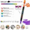 Stackable Double-Ended Double-Color Acrylic Markers, Opaque, Washable for Student Art & Graffiti.