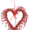 Handmade Valentine'S Day Wreath Hanging Ornament Heart for Tree Door Decoration