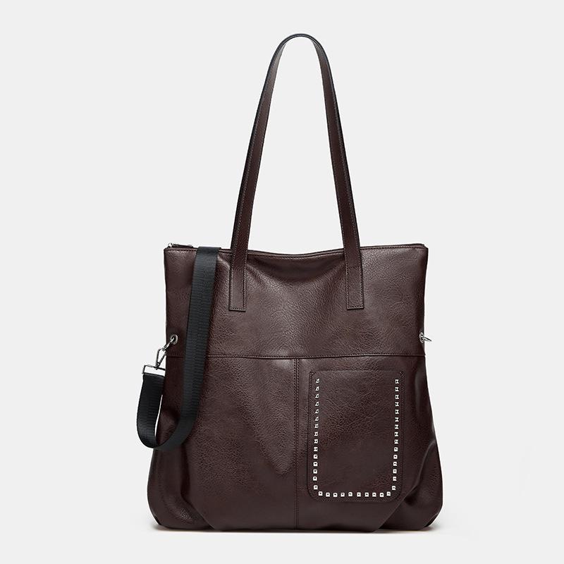 

Design a new high-end shoulder messenger bag, lazy urban simple and versatile large-capacity tote bag for commuting