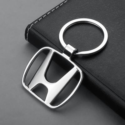 Metall Auto Schlüsselanhänger Emblem Anhänger Schlüsselkette Schlüsselring Für Honda Civic Fit Jazz Accord Pilot CRV Odyssey Passport City Zubehör SV0
