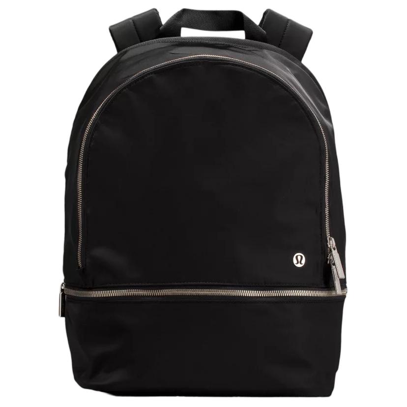 Lululemon 20L City Adventurer Solid Color Simple Zipper Closure Backpack Women backpack Black LW9DU4S-0001 Black