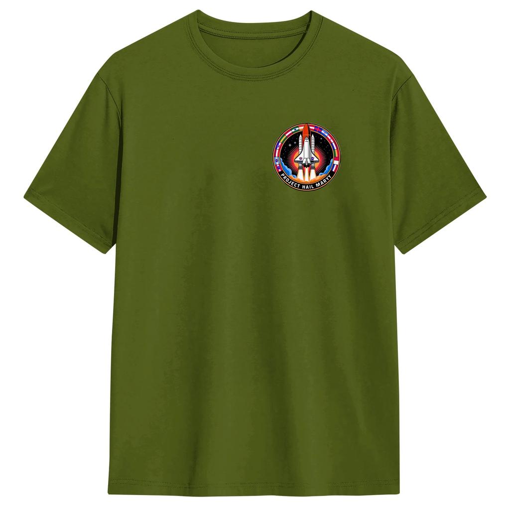 Unisexs TShirt Project Hail Mary Movie Logo Funny 100 Cotton Tees Short Sleeve T Shirt Crewneck Tops Plus Size
