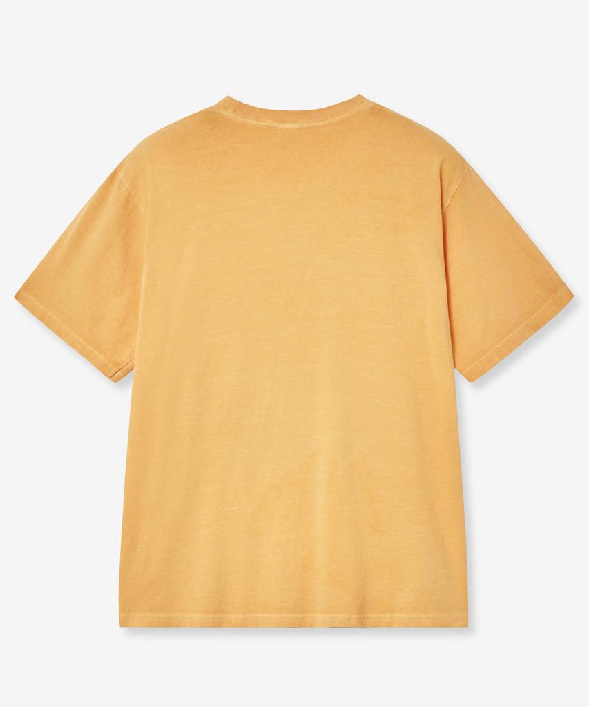 VTWO Pilot Jogging Snoopy Pigment T-Shirt (Yellow)