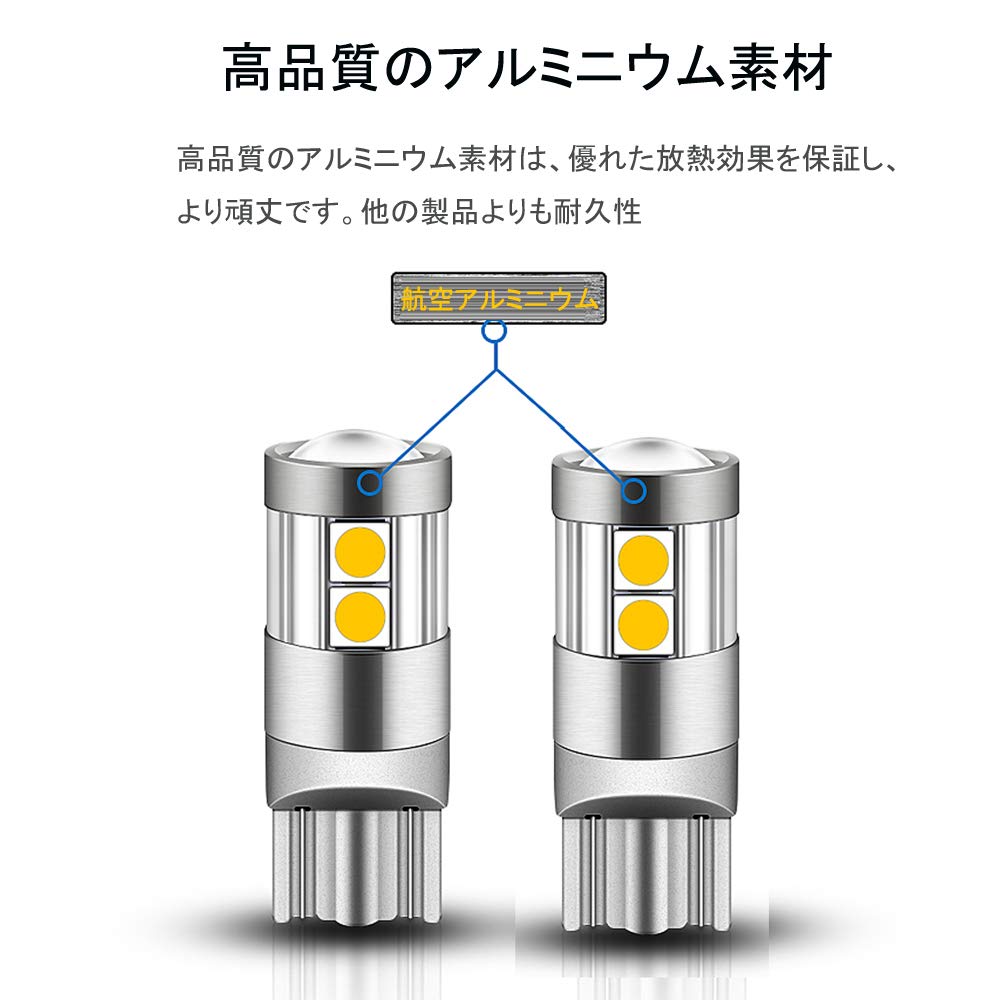 T10 LED Explosive Light Built-in Canceller Compatible with Vehicle Inspection