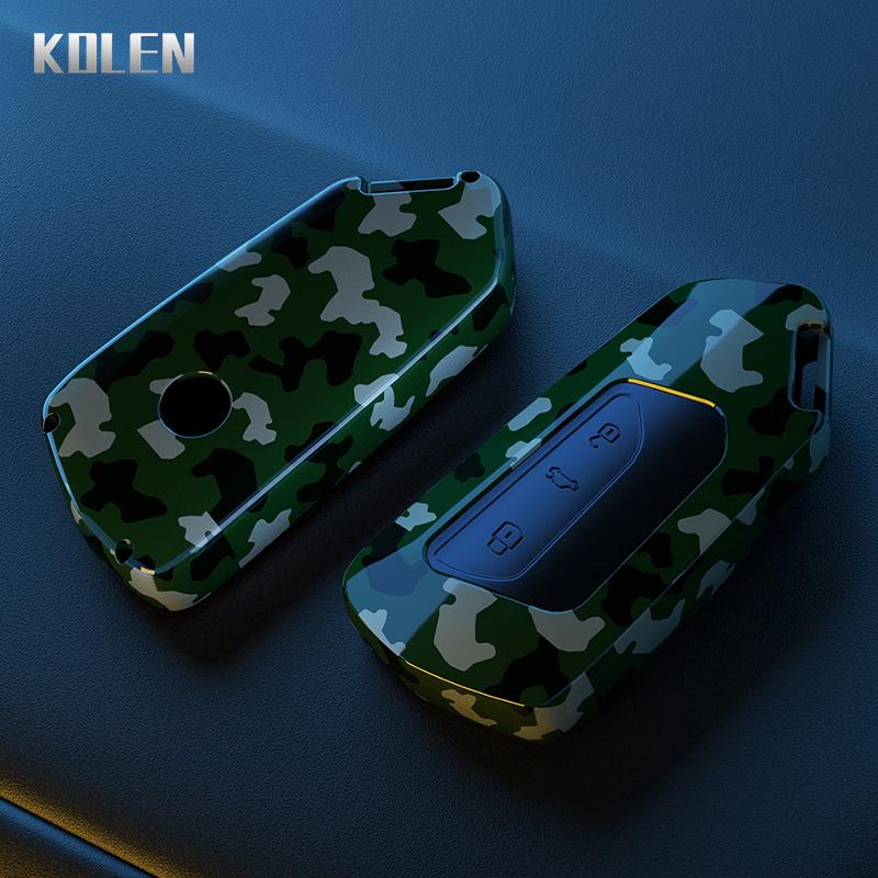 Abs Car Key Case Cover Shell Fob For Vw Volkswagen Golf 8 Mk8 Skoda Octavia A8 Seat Leon Mk4 Cupra Formentor Tarraco Accessories