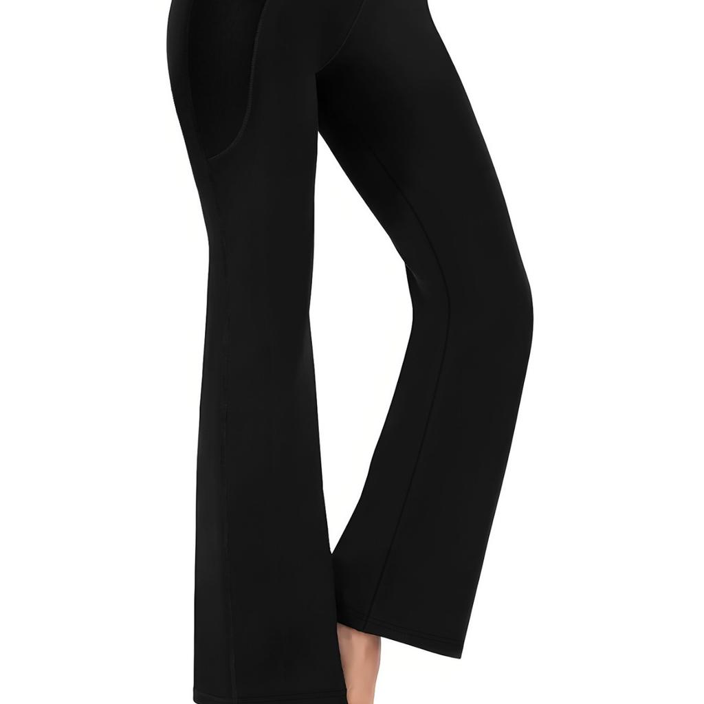 Autumn and Winter Velvet Thickened Horn Yoga Pants Women's Thin High Waist Hip Lift Shark Pants Sports Fitness Trousers