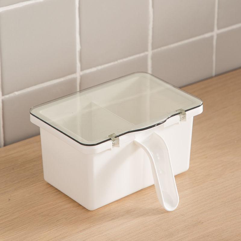 

Kitchen Seasoning Box with Lid Seasoning Jar Spice Organizer Sugar Shaker Salt Shaker Kitchen Supplies Organizer